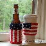 Free Crochet Patterns - Celebrate Coffee Sleeve & Bottle Cozy by A Crocheted Simplicity