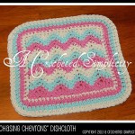 Free Crochet Pattern - Chasing Chevrons Dishcloth by A Crocheted Simplicity