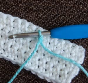 Join with a single crochet stitch