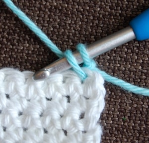 How to work a standing single crochet!