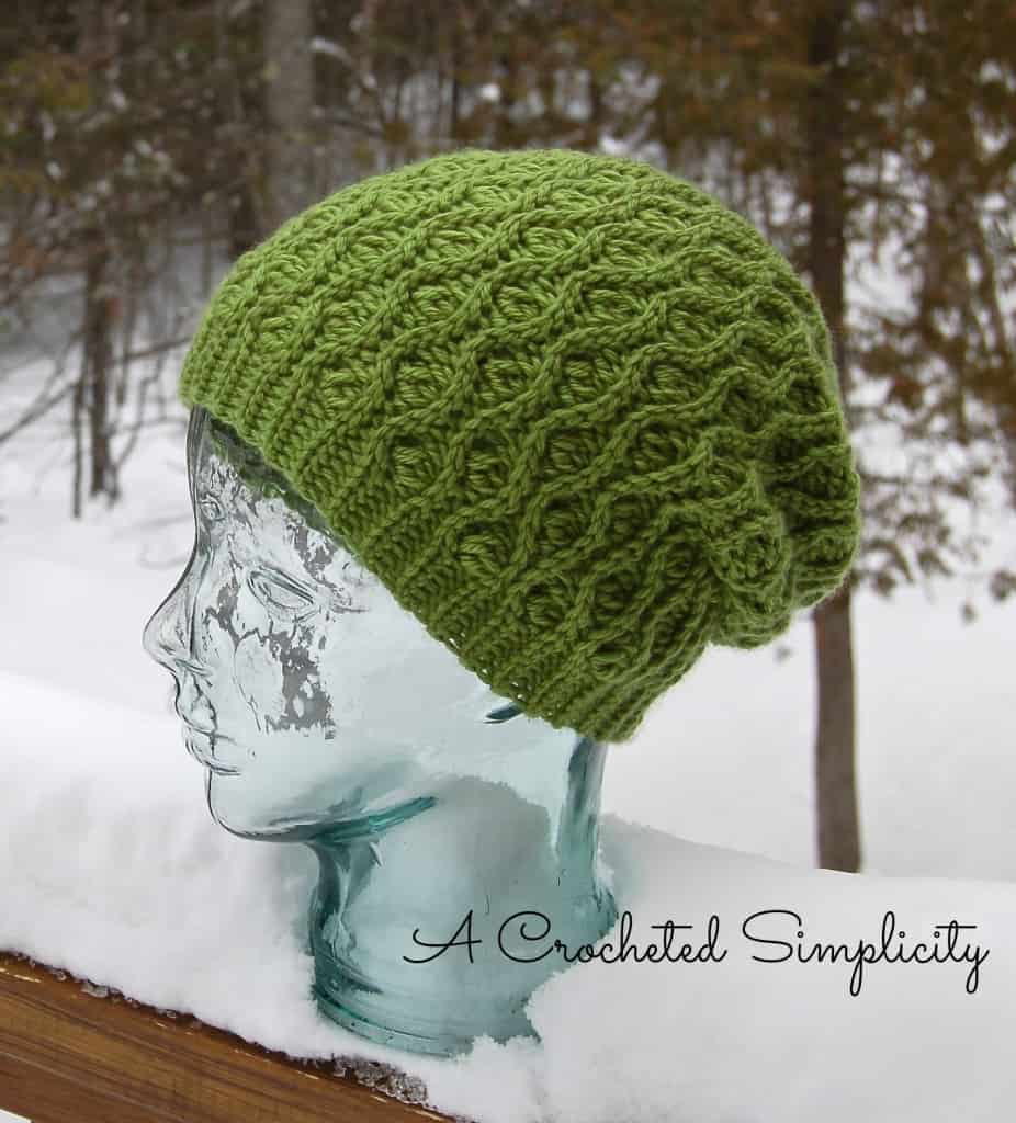 "Winter Waves" Reversible Beanie and Slouch