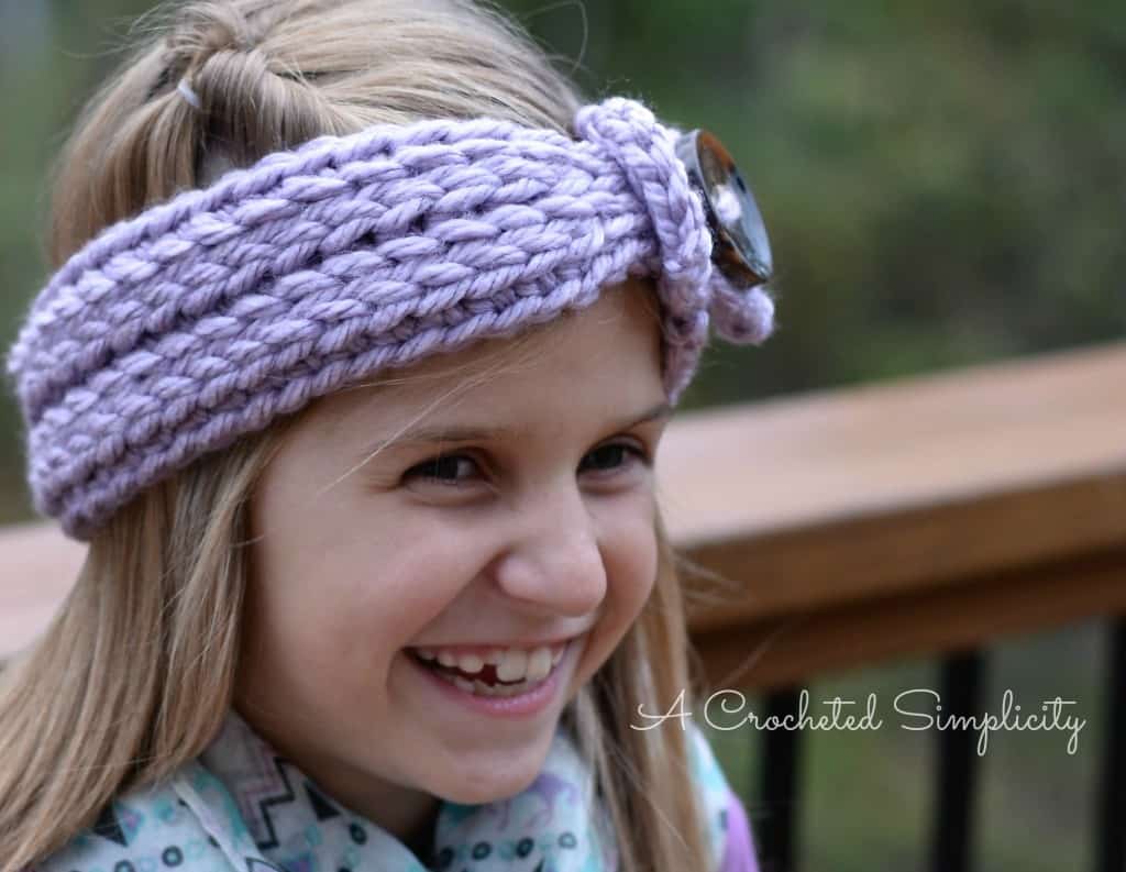 Knit Look Chunky Headwarmer Kids 2WM