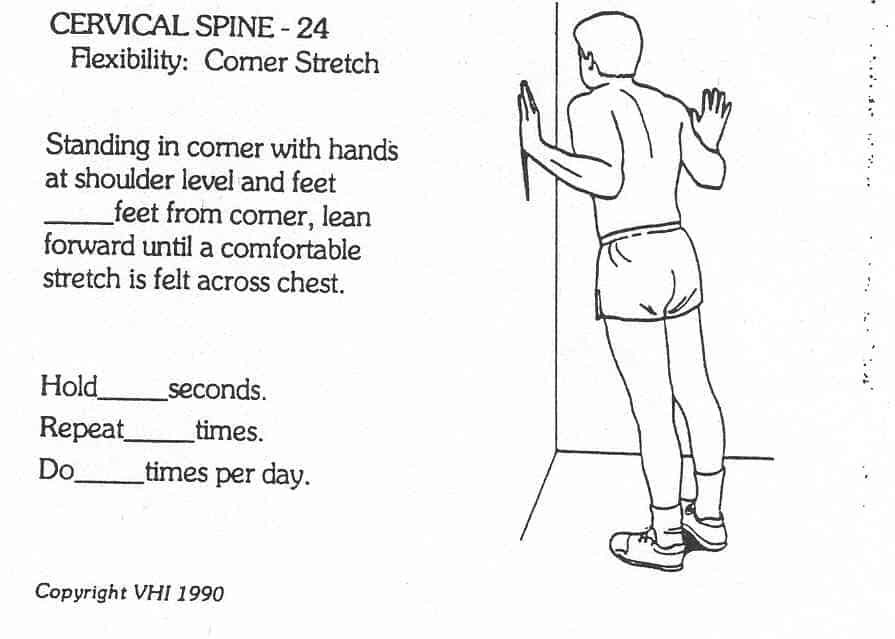 Corner stretch shown in black and white graphic.