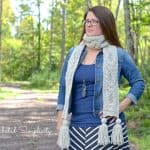 "Twisting Trellis" Cabled Scarf Crochet Pattern by A Crocheted Simplicity