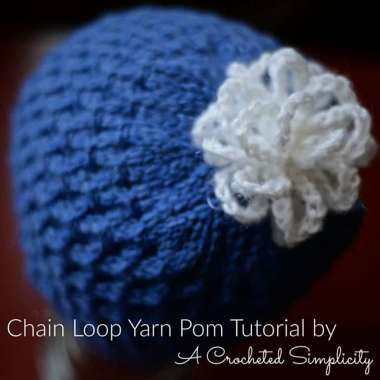 DIY: Chain Loop Yarn Pom Free Tutorial