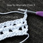 How to: Alternate Chain 3 (Alt-ch3) for the granny stitch