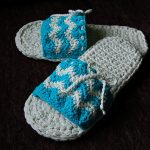 Crochet Pattern - "Chasing Chevrons" Slides / Slippers by A Crocheted Simplicity
