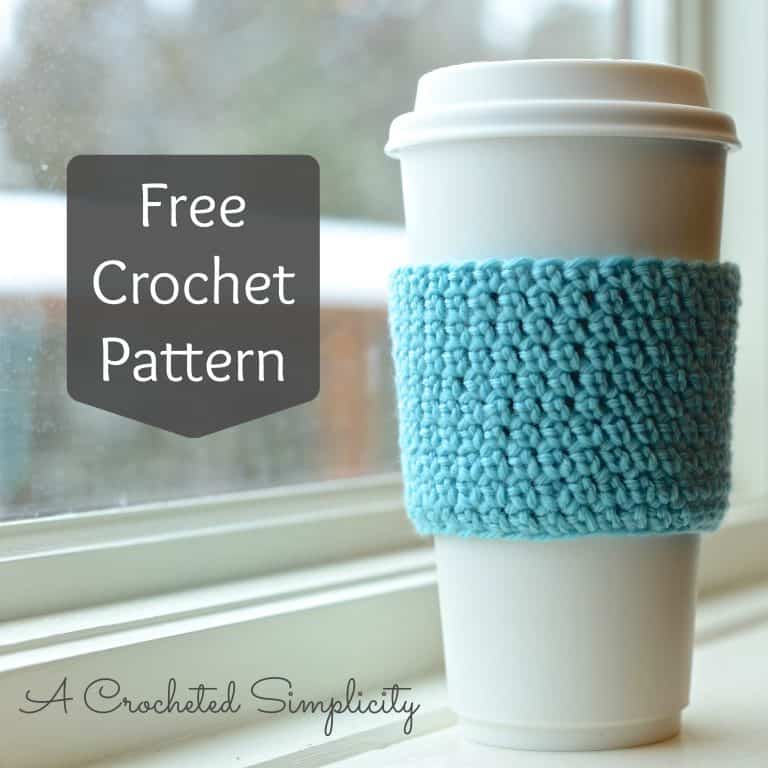 Video Tutorial: Learn the Extended Single Crochet Stitch & make a Stretchy Coffee Sleeve