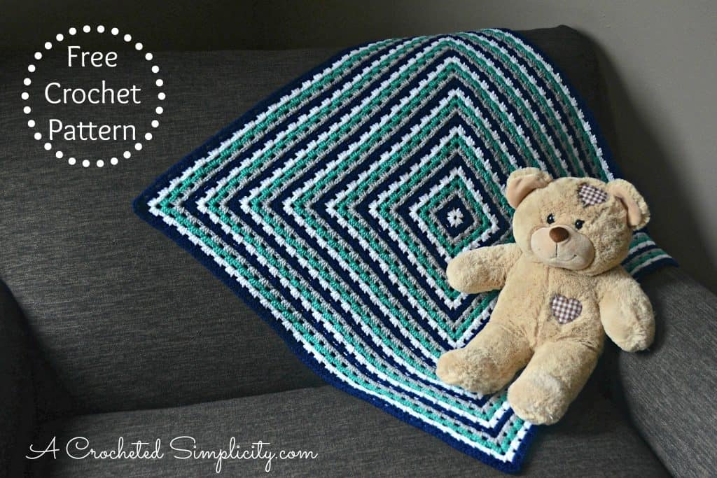Free Crochet Pattern - Get in Line Granny by A Crocheted Simplicity