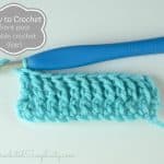 How to Crochet - Front Post Treble Crochet (fptr) (photo & video tutorial) by A Crocheted Simplicity