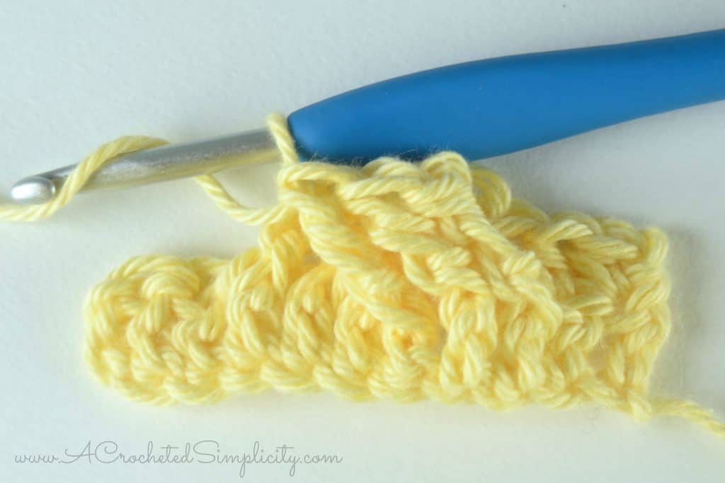 How to Crochet - 6 Strand Forward Cable (photo & video tutorial) by A Crocheted Simplicity