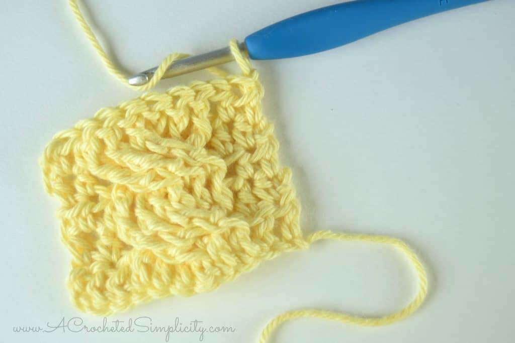 How to Crochet - 6 Strand Forward Cable (photo & video tutorial) by A Crocheted Simplicity