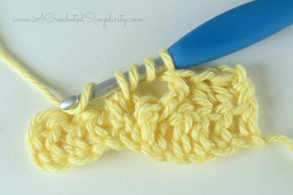 How to Crochet - 6 Strand Forward Cable (photo & video tutorial) by A Crocheted Simplicity