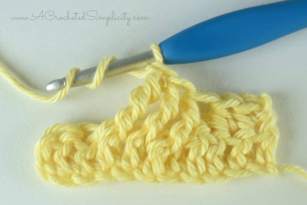 How to Crochet - 6 Strand Forward Cable (photo & video tutorial) by A Crocheted Simplicity