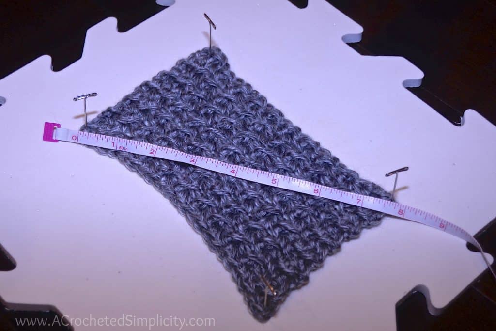 Cómo bloquear el hilo acrílico - Bloqueo con vapor húmedo, por A Crocheted Simplicity