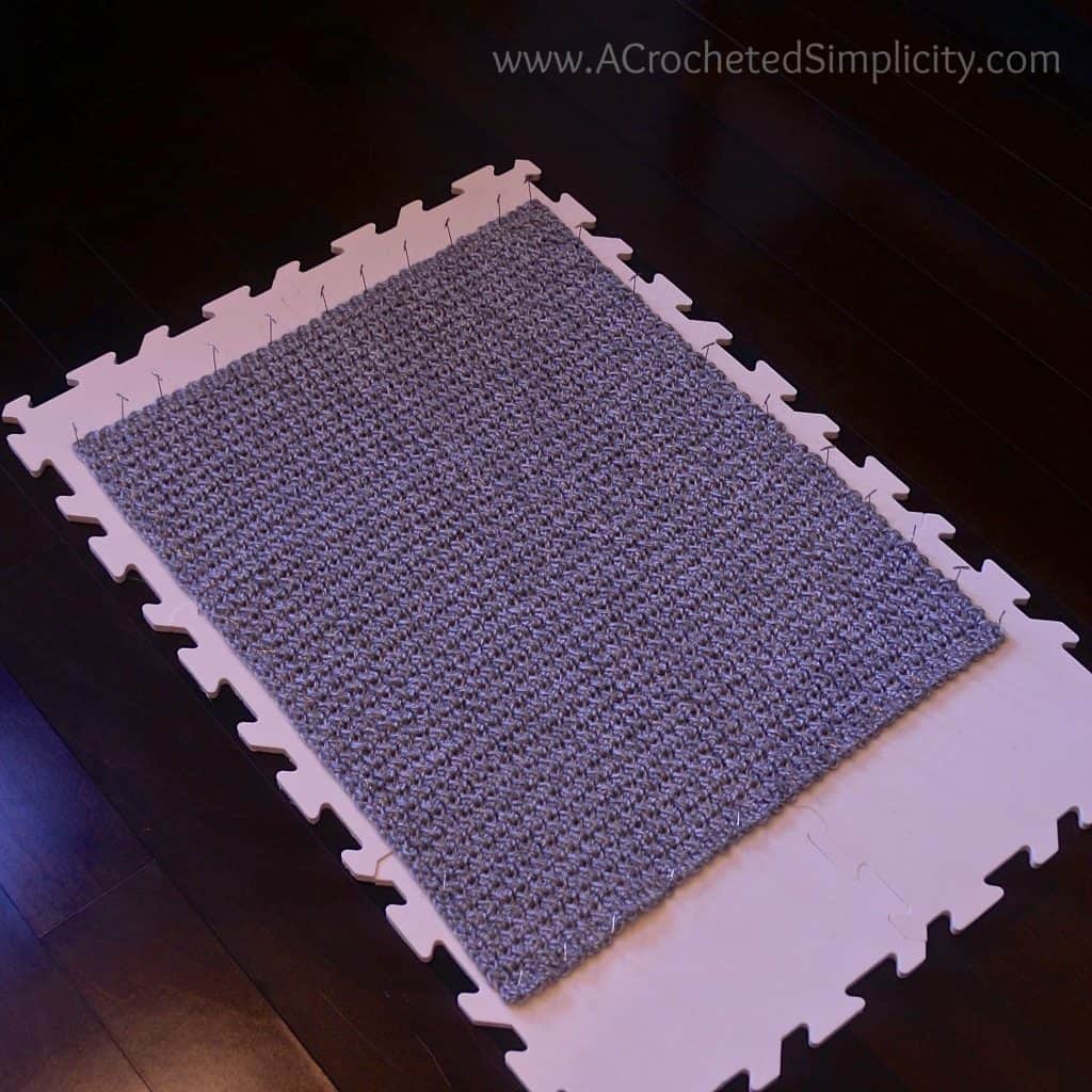 How to Block Acrylic Yarn - Wet, Spray & Steam Blocking by A Crocheted Simplicity