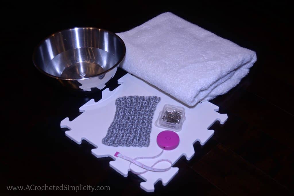 How to Block Acrylic Yarn - Wet, Spray Steam Blocking by A Crocheted Simplicity