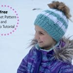 Free Crochet Pattern - Cabled Messy Bun (video tutorial included) by A Crocheted Simplicity