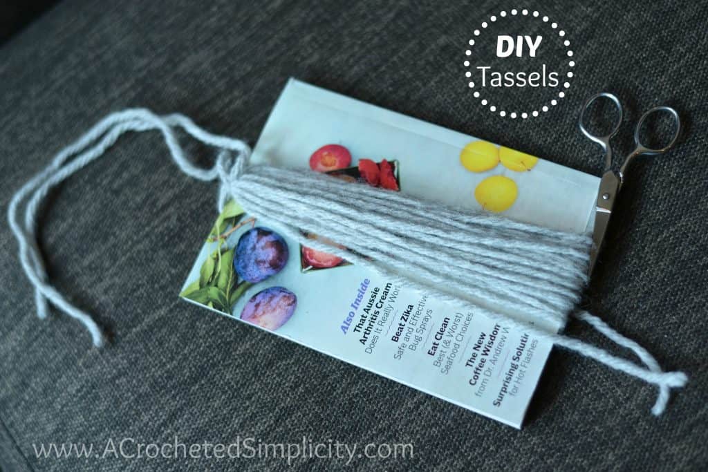 Do It Yourself (DIY) - Yarn Tassel (any size, any yarn) by A Crocheted Simplicity