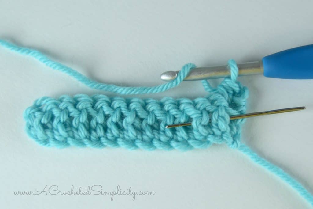 How to Crochet - Front Post Double Crochet Decrease (fpdc2tog) photo & video tutorial by A Crocheted Simplicity