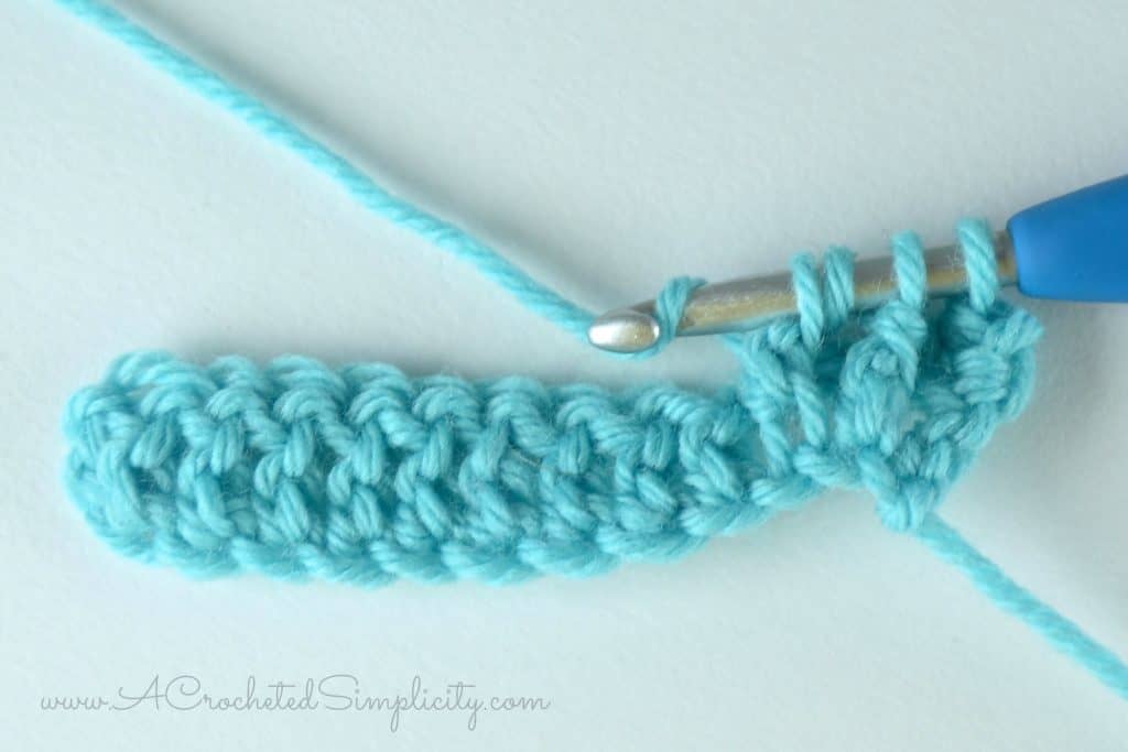 How to Crochet - Front Post Double Crochet Decrease (fpdc2tog) photo & video tutorial by A Crocheted Simplicity