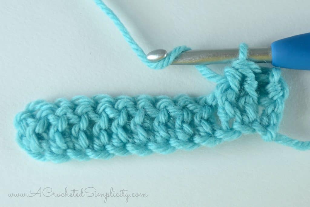 How to Crochet - Front Post Double Crochet Decrease (fpdc2tog) photo & video tutorial by A Crocheted Simplicity