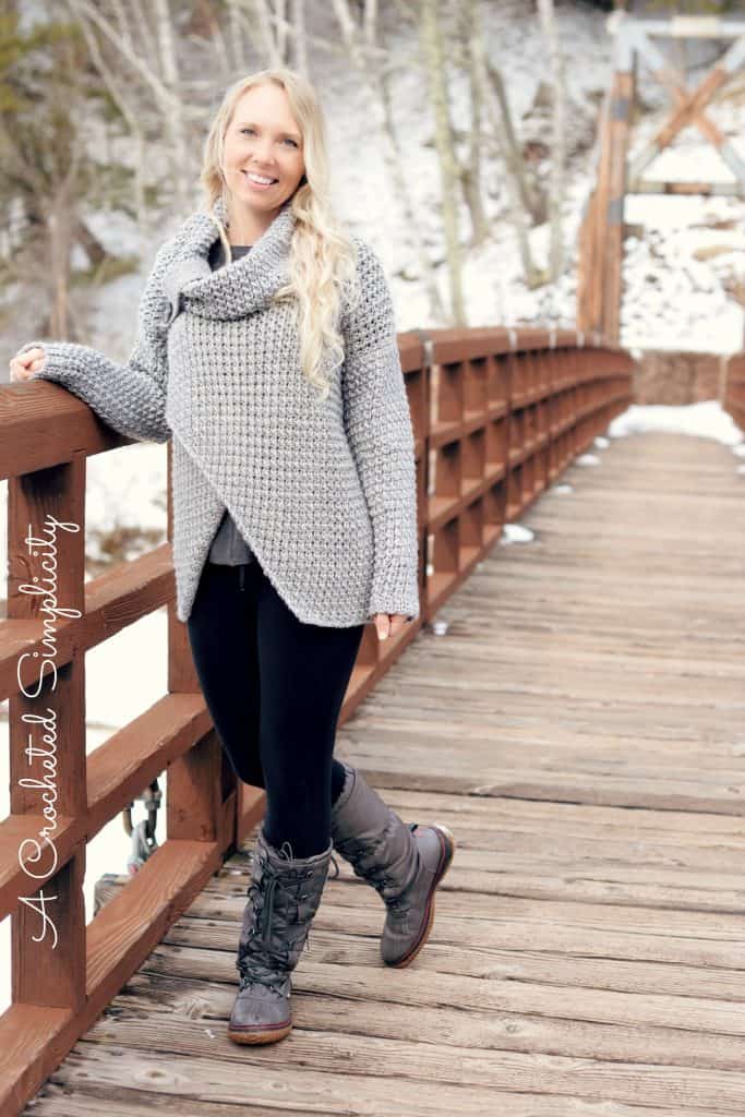 Crochet Pattern - Urban Crossover Pullover by A Crocheted Simplicity