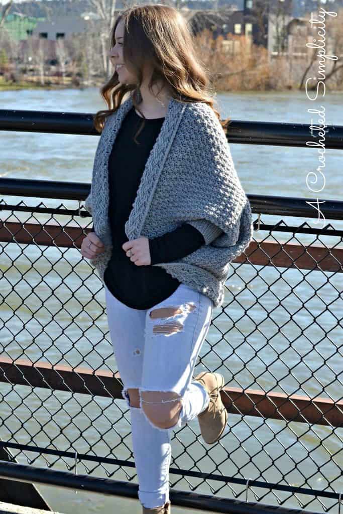 Crochet Pattern - Celesse Cabled Cocoon Sweater by A Crocheted Simplicity