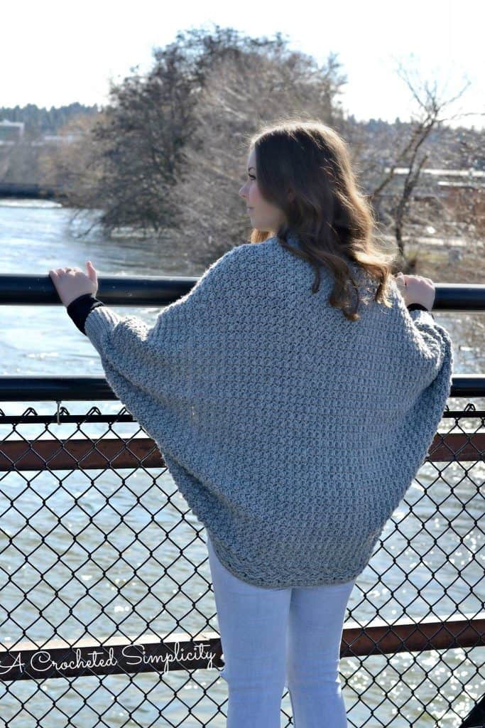 Crochet Pattern - Celesse Cabled Cocoon Sweater by A Crocheted Simplicity