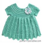 Crochet Pattern - Peaches n Cream Dress by Pattern Paradise