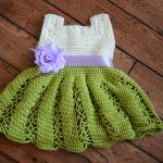 Crochet Pattern - Ribbon & Lace Toddler Dress by Crafting Friends