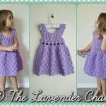 Vintage Toddler Rounded Yoke Dress - Free Crochet Pattern - The Lavender Chair