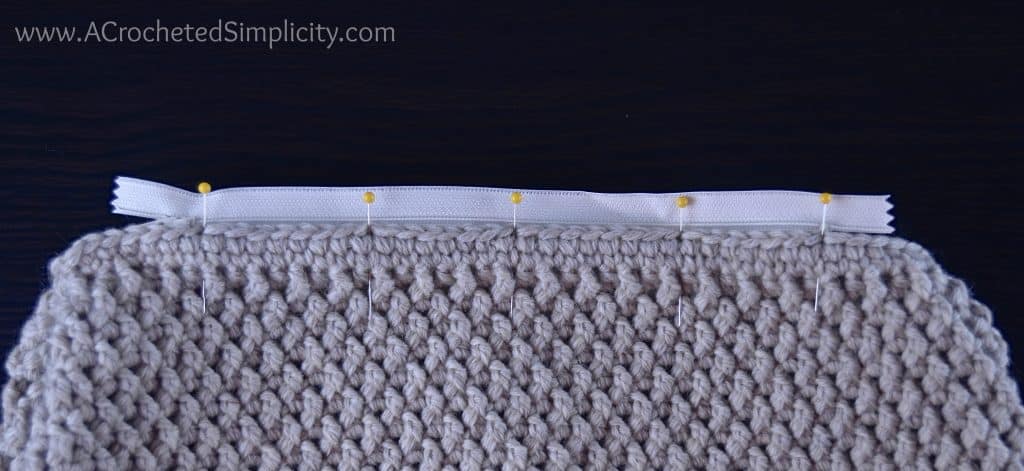 Super Easy Way to Add a Zipper to Your Crochet Projects! - a tutorial by A Crocheted Simplicity