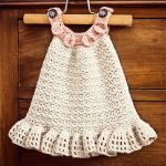 Crochet dress PATTERN - Halter Ruffle Dress by Mon Petit Violon