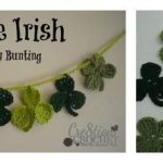 Free Crochet Pattern - Luck of the Irish St. Patty's Day Bunting by Cre8tion Crochet