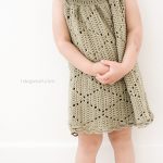 Free Crochet Pattern- Summer Diamonds Toddler Dress by One Dog Woof