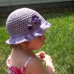 Free Crochet Pattern - Crochet Thread Sun Hat by Cre8tion Crochet