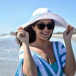 Free Crochet Pattern - Beach Day Sunhat part of the #CelebrateMomCAL, designed by A Crocheted Simplicity