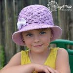 Crochet Pattern - Lady Mary Sun Hat by Danyel Pink Designs