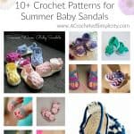 Sweet Little Feet - A Round-Up of 10+ Crochet Patterns for Summer Baby Sandals - by A Crocheted Simplicity