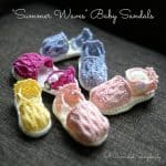 Crochet Pattern - "Summer Waves" Baby Sandals by A Crocheted Simplicity