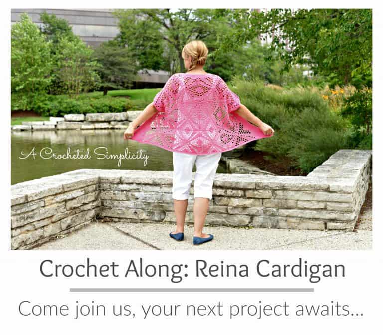 Join us for the Reina Cardigan Crochet Along