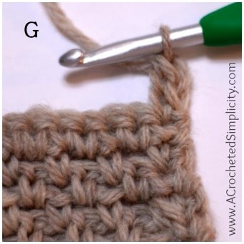 How to Crochet the Alternate Double Crochet Stitch - by A Crocheted Simplicity