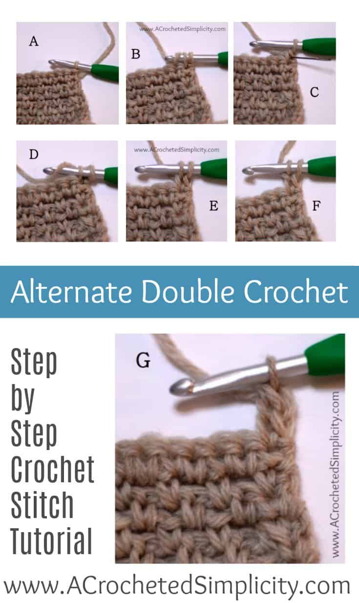 Double crochet stitch deals