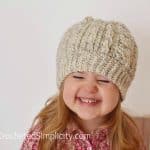 Free Crochet Pattern - Cabled Beanie (Video Tutorial Included) - by A Crocheted Simplicity