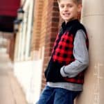 Crochet Pattern - Kids Plaid Vest by A Crocheted Simplicity