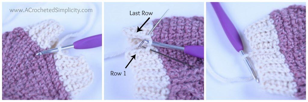 Crochet Video Tutorial: Learn How to Add a Stretchy Knit-Look Band or Cuff to Your Crochet Projects by A Crocheted Simplicity