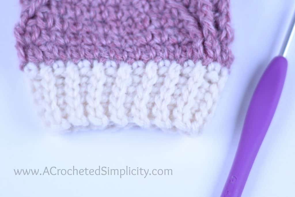 Crochet Video Tutorial: Learn How to Add a Stretchy Knit-Look Ribbed Band or Cuff to Your Crochet Projects by A Crocheted Simplicity