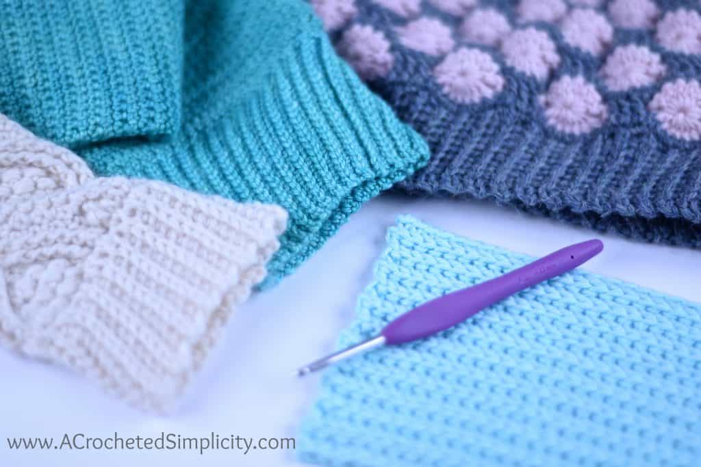 Crochet Video Tutorial: Learn How to Add a Stretchy Knit-Look Band or Cuff to Your Crochet Projects by A Crocheted Simplicity