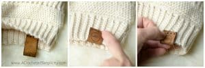 A Complete Photo Tutorial - How to Add Tags to Your Handmade Crochet Items by A Crocheted Simplicity